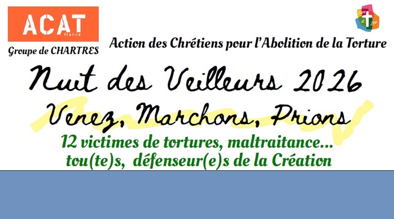 acat Nuit des veilleurs, vendredi 26 Juin entre 18h et 21h30
