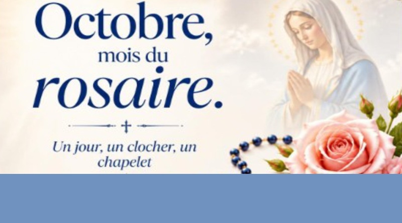 rosaire-octobre Le planning du rosaire pour le mois d’octobre dans la paroisse et le livret du rosaire